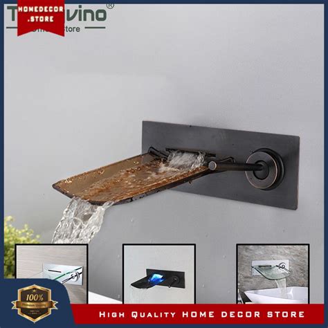 Jual Torayvino Badkamer Kraan Muur Gemonteerde Waterval Glas Uitloop