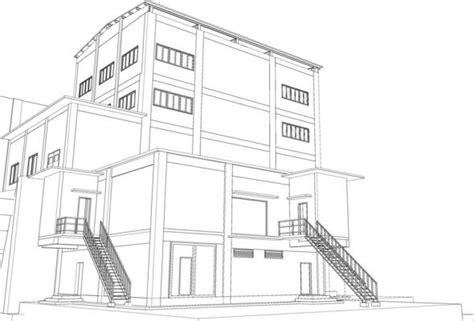 Office Building Sketch Vector Art, Icons, and Graphics for Free Download