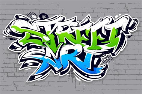 Street Art Graffiti Vector Lettering 337945 Vector Art at Vecteezy