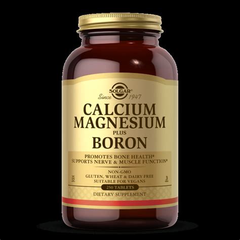 Calcium Magnesium Plus Boron Tablets S Solgar Delivery Pharmacy