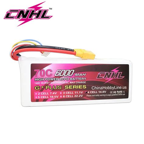 CNHL G PLUS 6000mAh 14 8V 4S 70C Lipo Battery At All Stores