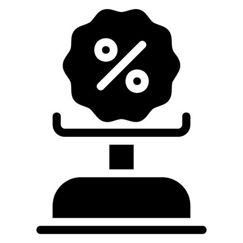 Scale Glyph Icon Vector Art At Vecteezy