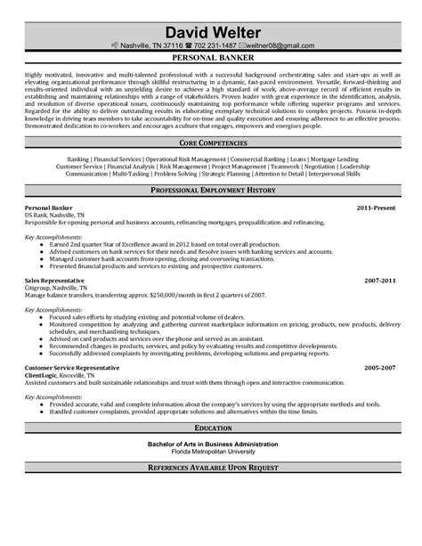 Banker Resume Examples 2024