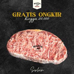 Promo Daging Sapi Beef Steak Wagyu Primary Striploin Sirloin Meltique