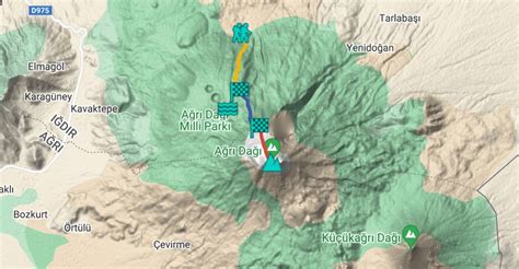 Mount Ararat North Route Map and Climbing Programs - Two Ararat - Your ...