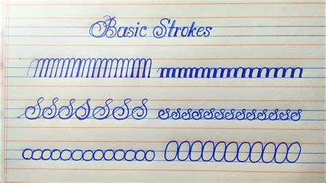 Handwriting Basic Strokes Cursive Writing A To Z How To Improve