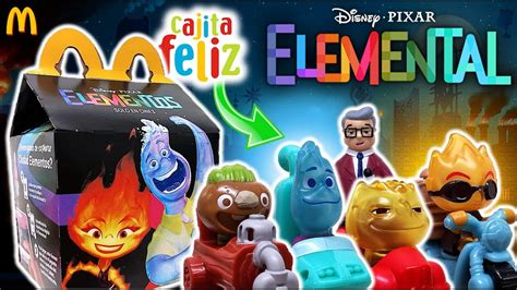 Cajita Feliz Disney Pixar ELEMENTOS Parte 1 Colección de