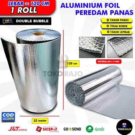 Jual Aluminium Foil Peredam Panas Atap Kwalitas No 1 Aluminium Wooven