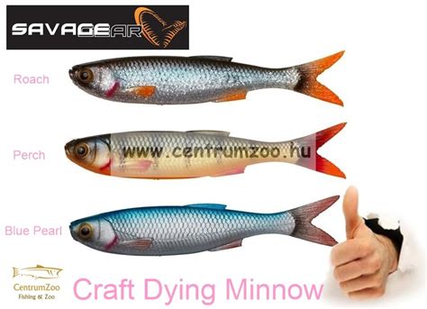 Savage Gear Craft Dying Minnow Cm G Gumihal Perch Db