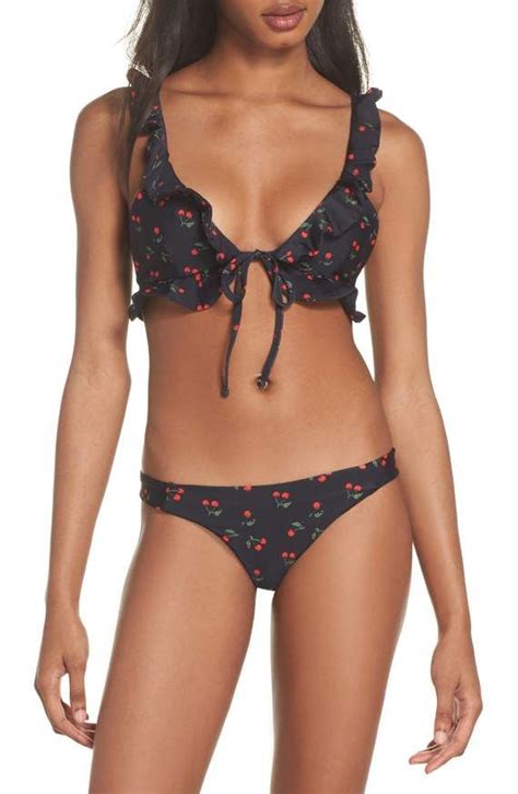 Mon Cheri Ruffle Bikini Top Nordstrom Ruffled Bikini Top Bikinis