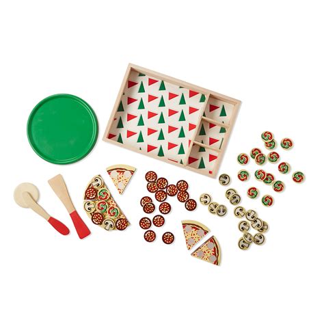 Melissa And Doug Wooden Pizza Set