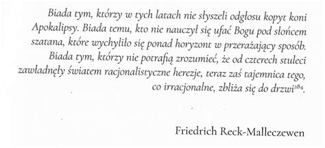 Biada tym którzy w tych latach nie słyszeli odgłosu kopyt Strona