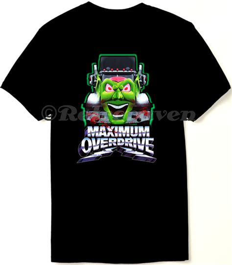 Maximum Overdrive T Shirt Stephen King 80s Classic Etsy