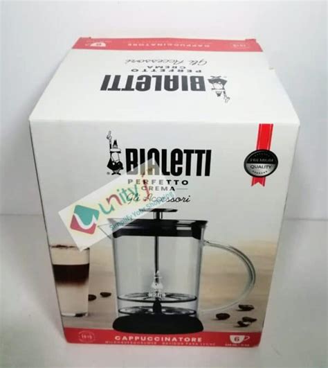 Bialetti Glass Milk Frother Perfect Cream Suitable For Use In The