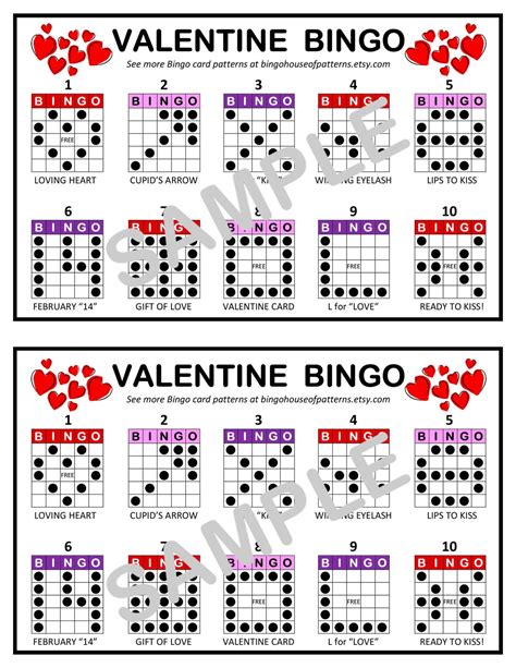 Collection Holiday Bingo Card Patterns For Really Fun Bingo Games Bingo