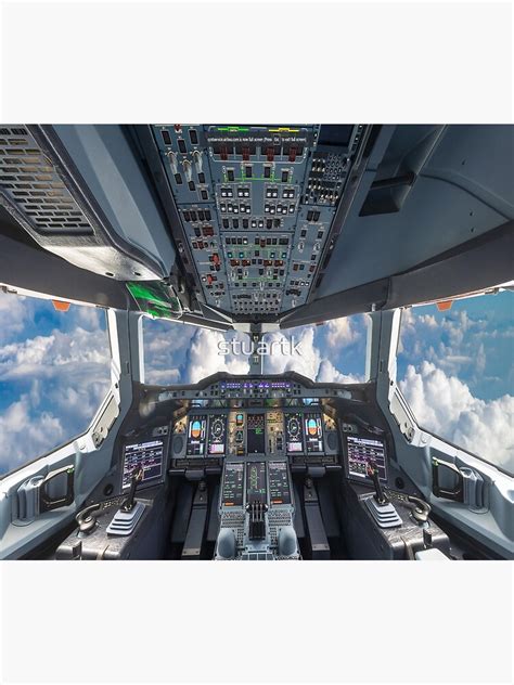 "Airbus A380 Cockpit" Poster for Sale by stuartk | Redbubble