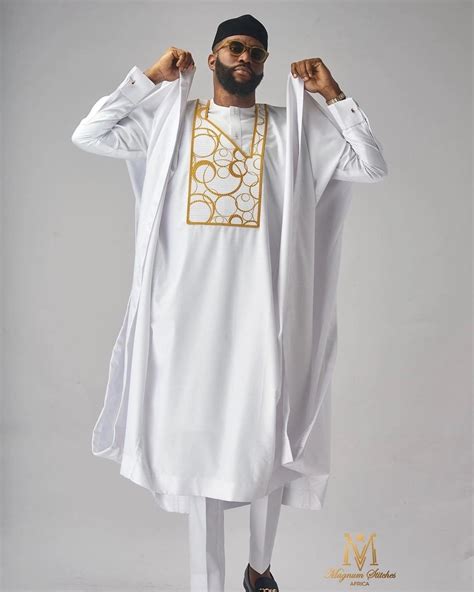 Agbada Style For Men African Groom Outfit Yoruba Groom Etsy