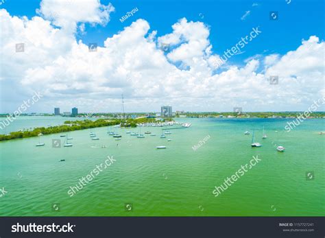 Aerial View Biscayne Bay Miami Beach Stock Photo 1157727241 | Shutterstock