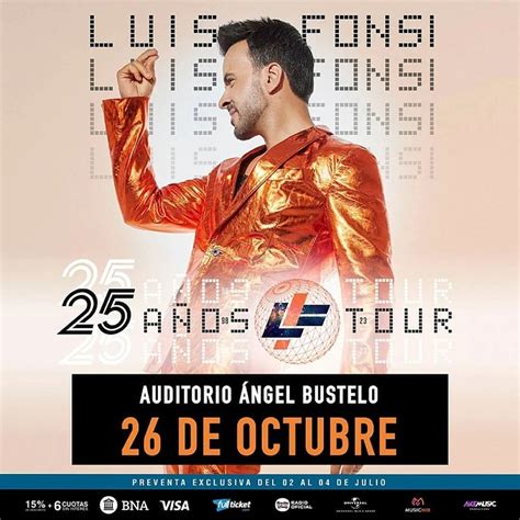 Luis Fonsi Vuelve A Mendoza Para Celebrar Los A Os De Su Carrera