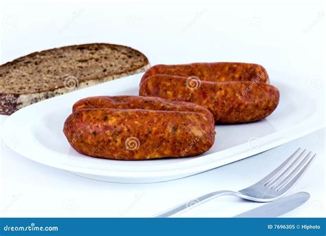 Bavarian Sausage stock image. Image of butcher, cook, yummy - 7696305