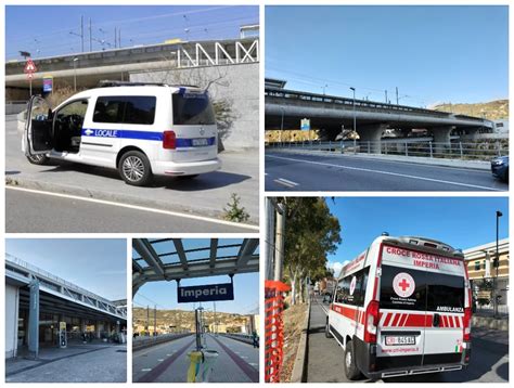 Imperia Enne Minaccia Di Buttarsi Dal Ponte Della Ferrovia Salvata