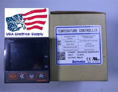 TX4S 24R Autonics Temperature Controller 100 240VAC 50 60Hz 8VA EBay