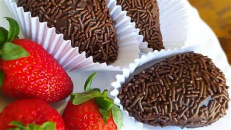 Coxinha de morango e brigadeiro Amor à Doceria