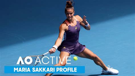 Maria Sakkari l Australian Open 2022 Profile | AO Active - TennisGusto