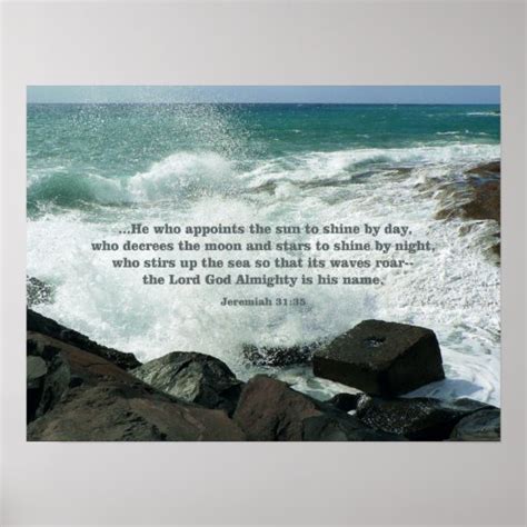 Jeremiah 31:35 POSTER Print | Zazzle