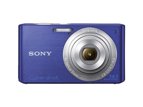 Sony Cyber Shot Dsc W610 141 Megapixel Compact Camera Blue Neweggca