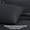 Amazon Ruikasi Anthracite Grey Twin Comforter Sets Piece