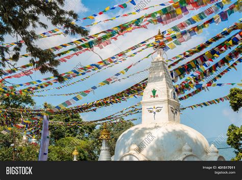 Tibetan Stupa Prayer Image And Photo Free Trial Bigstock