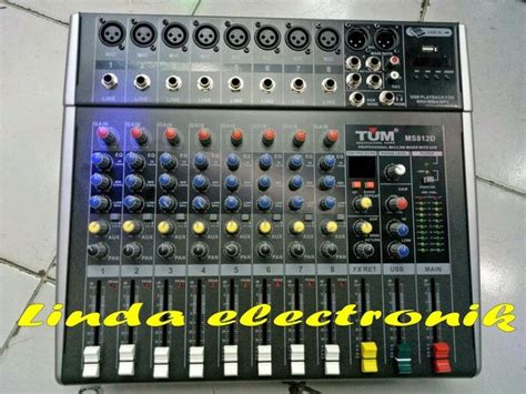 Jual Power Mixer Amplifier Channel Tum Ms D Usb Di Lapak Linda