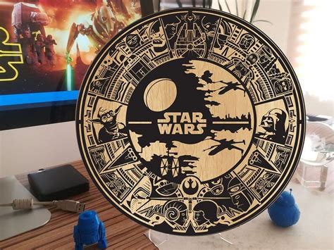 Nuovo Calendario Di Star Wars V Vector Dxf Cdrsvg Etsy Italia