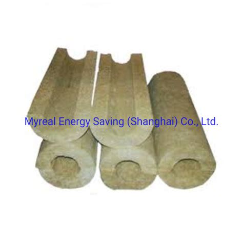 China Supplier Rockwool Rock Wool Insulation Pipe With Aluminum Foil China Rock Wool Tube And