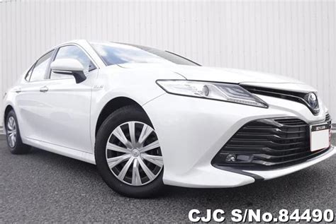 2019 Toyota Camry Hybrid White For Sale Stock No 84490 Japanese