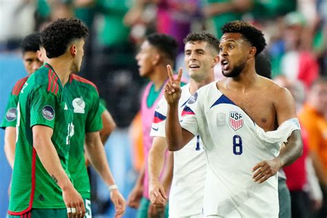 Usa Vs Mexico Weston Mckennie Among Four Red Cards As Homophobic