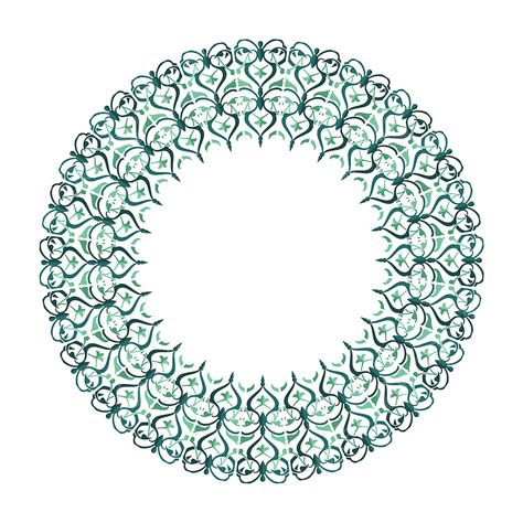 Circular Decoration Vector PNG Images Islamic Decorative Circular