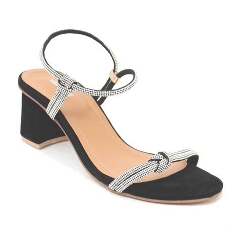 walkeaze women formal block heel black