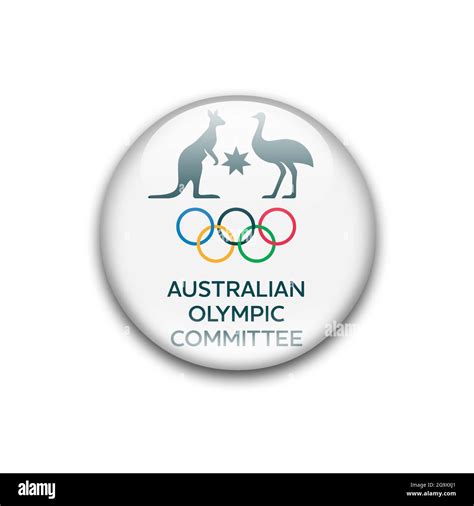 Australian Olympic Committee Logo Stock Photo Alamy