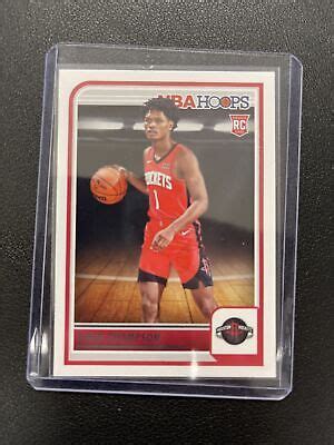 2023 24 Panini NBA Hoops Rookies Red Back 242 Amen Thompson RC EBay