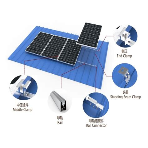 Personalizar Soporte De Montaje De Panel Solar De Aluminio Sistema De