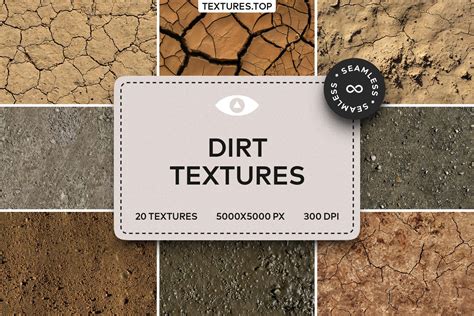 20 Seamless Dirt Texture Pack - FilterGrade