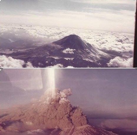 History Of Geology On Twitter Mount St Helens Seen From A Passing