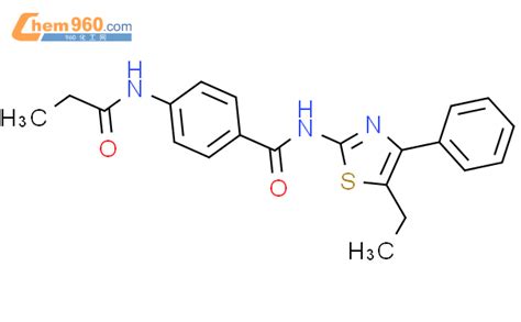 878977 10 7 N 5 Ethyl 4 Phenyl 1 3 Thiazol 2 Yl 4 Propanoylamino