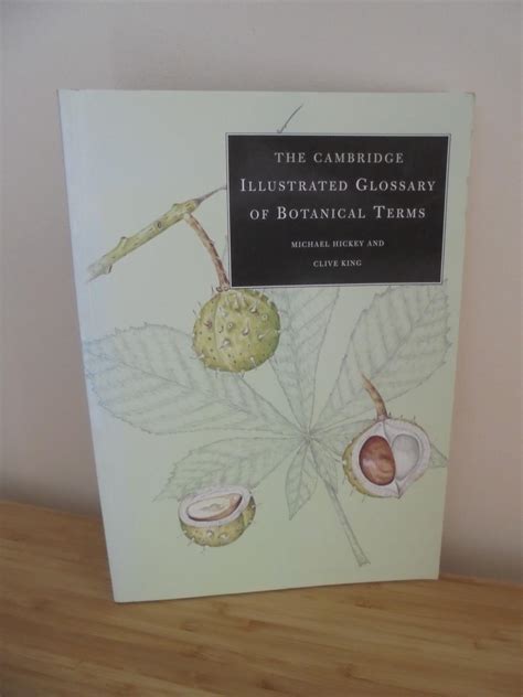 The Cambridge Illustrated Glossary Of Botanical Terms By Hickey