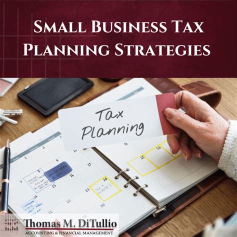 Small Business Tax Planning Strategies Tmd Accounting