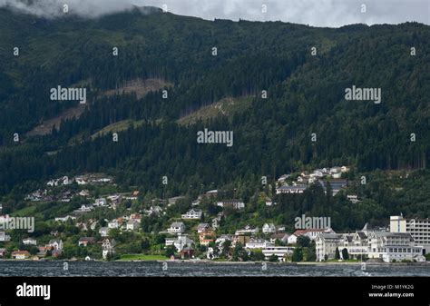 Panoramic view of Balestrand, Norway Stock Photo - Alamy