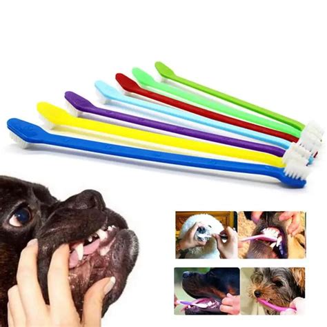 Beishuo 5pcs/lot Pet Dogs Toothbrush Dental Lovely Tooth Care Brush Dog ...