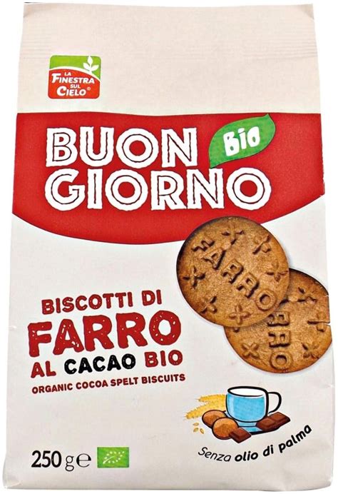 Biscotti Di Farro Al Cacao Buongiornobio Agricoltura Biologica Naturas